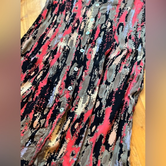 Sears Vintage Multicolour Dress Button Up M GUC - Picture 14 of 15